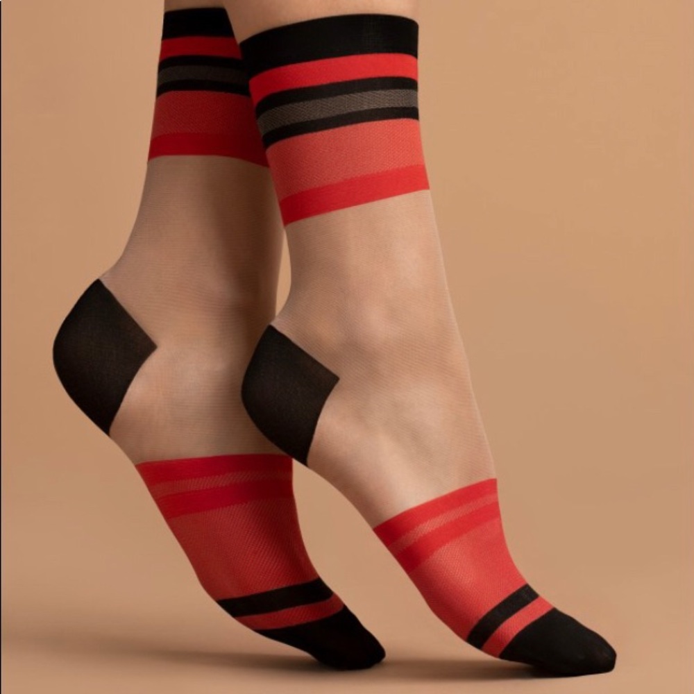 “Energize Me” stripe socks